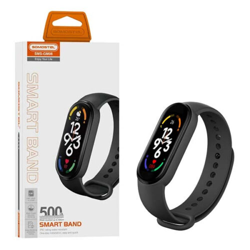 somostel opaska smartband czarny 1 sms-gm08