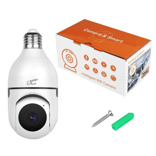 ltc vision kamera obrotowa żarówka gn.e27 230v ptz wifi ip 3 mpix (app tuya/ios/android) lxkam34