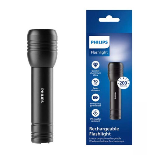 latarka philips led sfl7003r/10 do ładowania