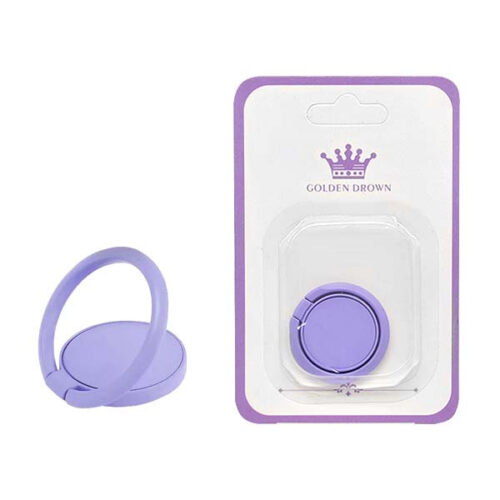 uchwyt telefonu stojak uniwersalny ring holder fioletowy