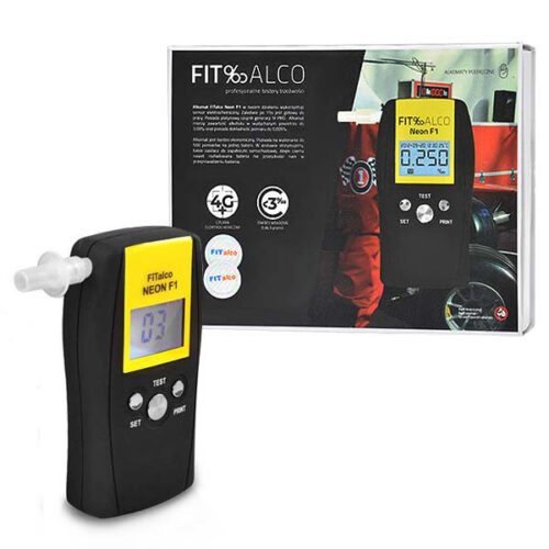 fitalco alkomat neon f1 elektroniczny cyfrowy bezustnikowy alcohol tester trzeźwości