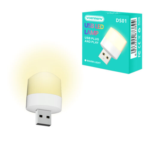 denmen lampa led usb ciepły ds01