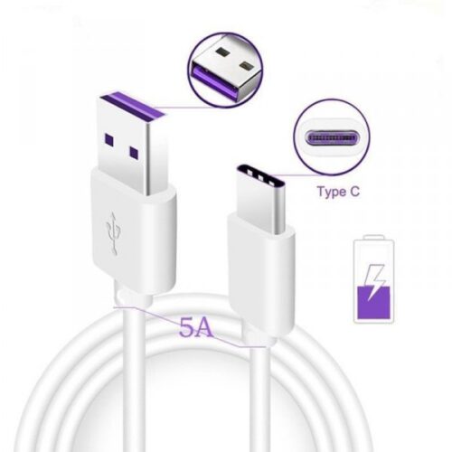 huawei kabel usb typ-c 5a biały hl-1289 ap71 qc3.0