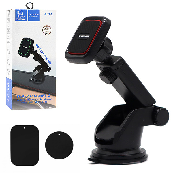 magnetyczny uchwyt samochodowy denmen magnetic na telefon kokpit deskę dh10