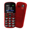 telefon gsm mobiola mb200 2g telefon dla seniora czerwony