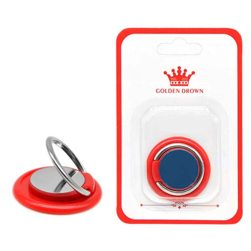 uchwyt telefonu stojak premium uniwersalny vega czerwony ring holder
