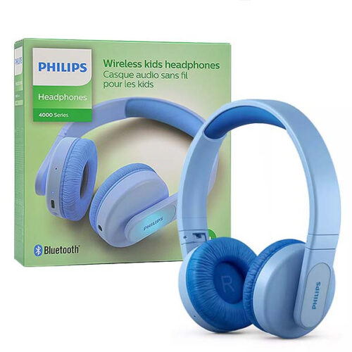philips słuchawki bezprzewodowe nauszne dla dzieci niebieski tak4206bl/00