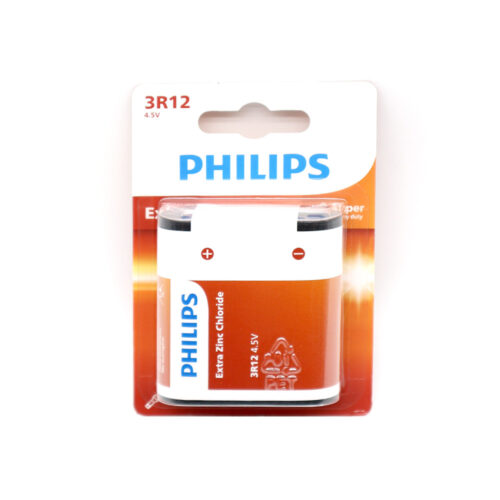 bateria philips r12 4.5v longlife phil-3r12l1b/10