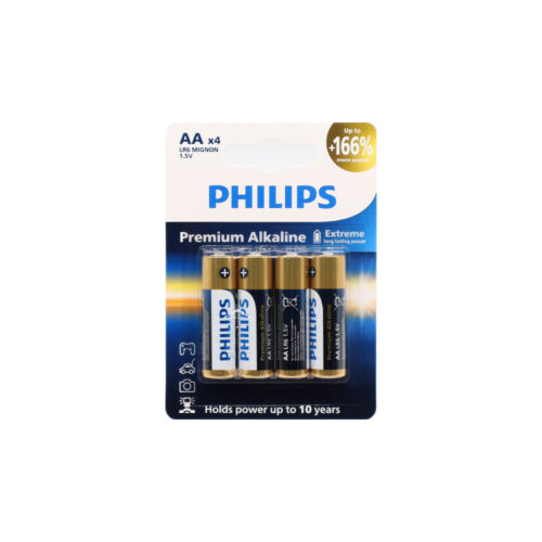 philips bateria premium aa lr6 alkaline 4szt phil-lr6m4b/10