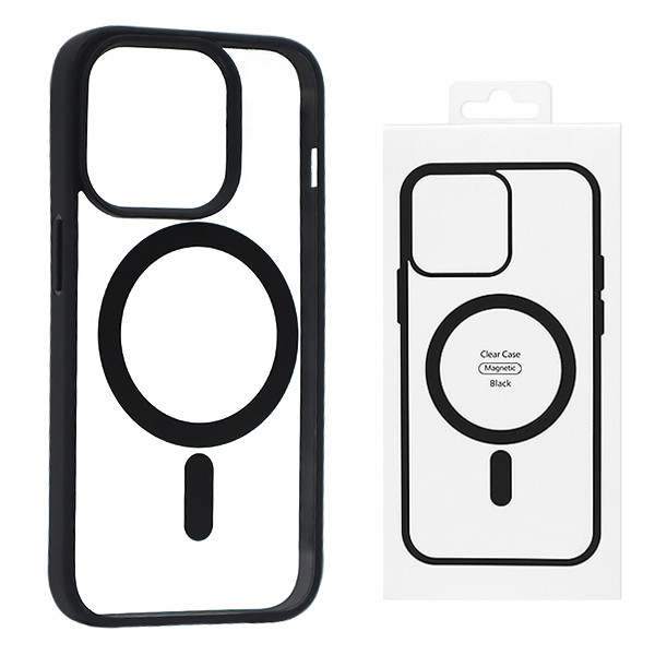 ecobox magsafe case do iphone 15 pro max etui nakładka futerał czarny