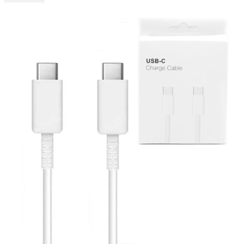 ecobox kabel usb pd typ-c do typ-c 5a 100w 1m biały usb3.0