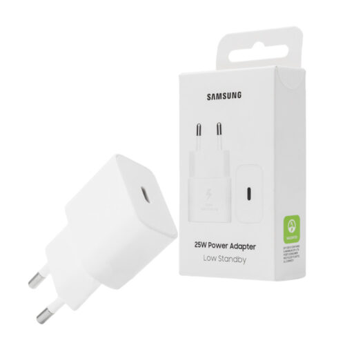 samsung ładowarka sieciowa typ-c pd gan 3a ep-t2510 25w biały box