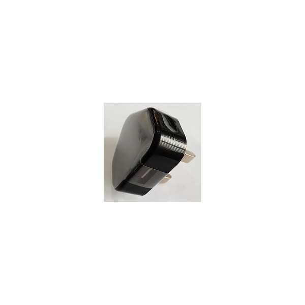 economy ładowarka sieciowa adapter uk usb 1a czarny 1000 mah