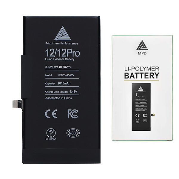 bateria do iphone 12/12 pro cracked bms 2815mah