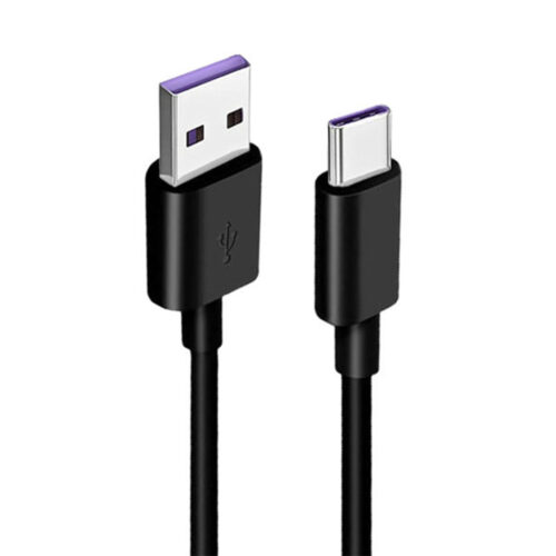 economy kabel usb typ-c 5a czarny 30cm