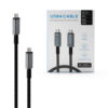 ecobox kabel usb pd typ-c do typ-c 240w czarny 40 gbps