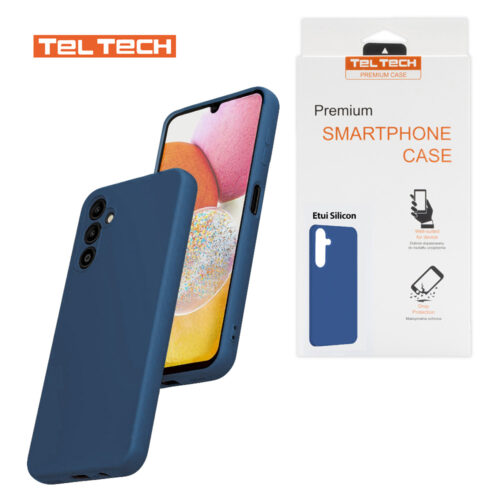 teltech nakładka silicon case do samsung galaxy a16 4g / 5g ciemnoniebieska