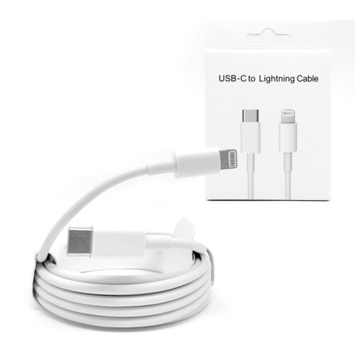 ecobox kabel usb typ-c - lightning 20w 2m biały pd