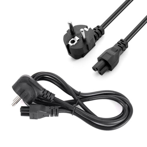 kabel zasilający sieciowy do laptopa - koniczynka 500w 1.5m
