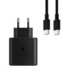 litte ładowarka sieciowa 45w czarna pd typ-c single + kabel usb pd typ-c do typ-c 3a 2m czarny usb3.0