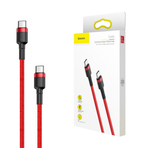 baseus kabel typ-c typ-c power delivery quick charge 3.0 60w 2m catklf-h09