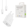 samsung ładowarka sieciowa typ-c pd gan ep-t2510xbe 25w biały 3a + kabel typ-c typ-c pd