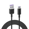 economy kabel usb - typ-c 5a 100w 2m czarny