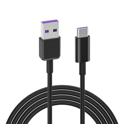 economy kabel usb - typ-c 5a 100w 2m czarny