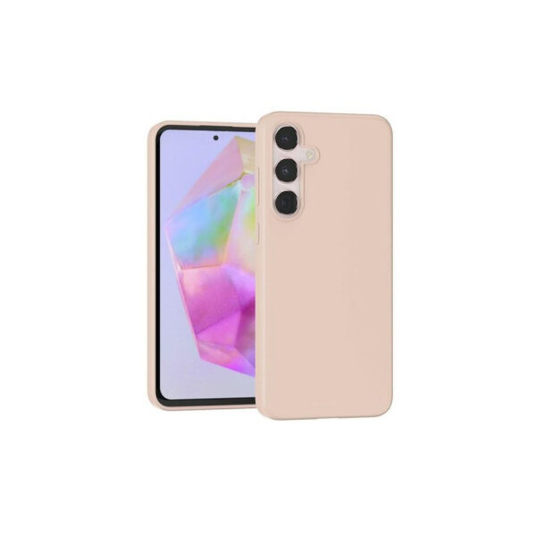 mercury nakładka case do samsung galaxy a35 5g soft feeling różowo-piaskowy