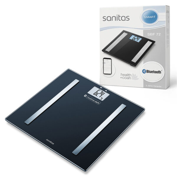 sanitas waga łazienkowa sbf 72 czarna