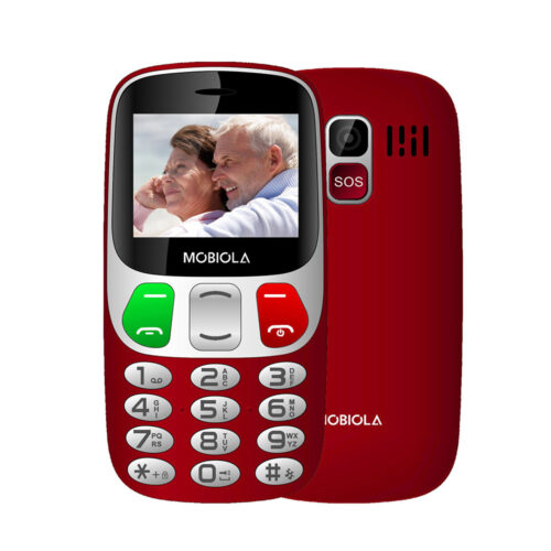 mobiola telefon dla seniora mb800 2g czerwony