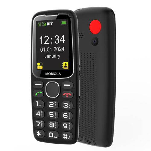 telefon gsm mobiola mb4120 4g telefon dla seniora czarny