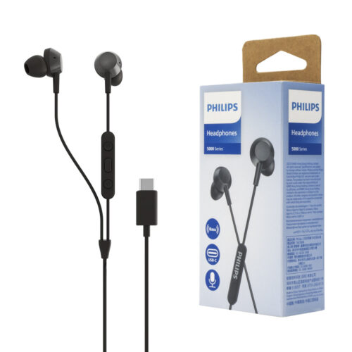 słuchawki douszne przewodowe philips phil-tae5008bk/00 czarne