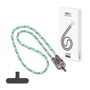 denmen kabel usb wzmacniany oplot micr czerwony 1m d02v