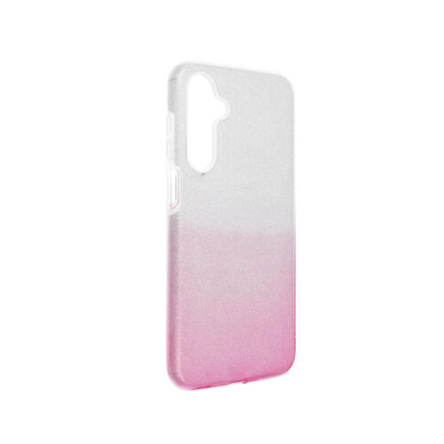 etui case shining samsung a16 4g / 5g przeźroczysta blink nakładka plecki transparent różowy