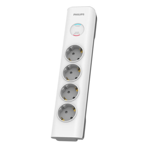 przedłużacz sieciowy philips listwa zasilająca biała 4 gniazda schuko 2m spn7040wa/58