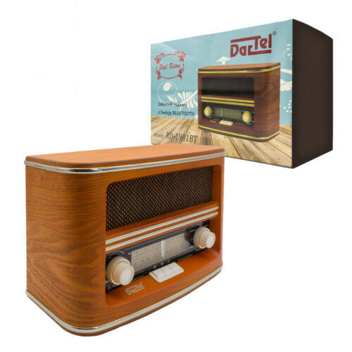 dartel radio sieciowe retro z funkcją bluetooth rd-1901bt