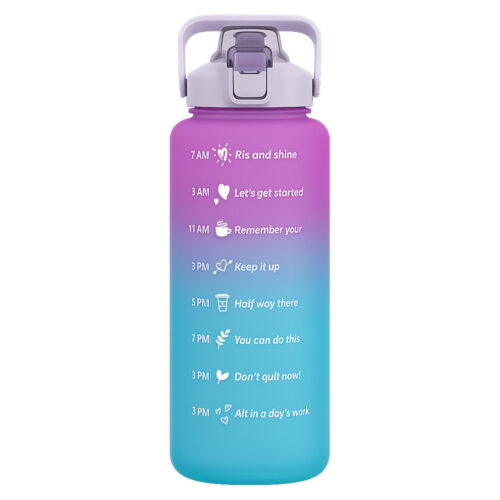 trusty butelka sportowa / motywacyjna bidon refill fioletowo-niebieski 2000ml