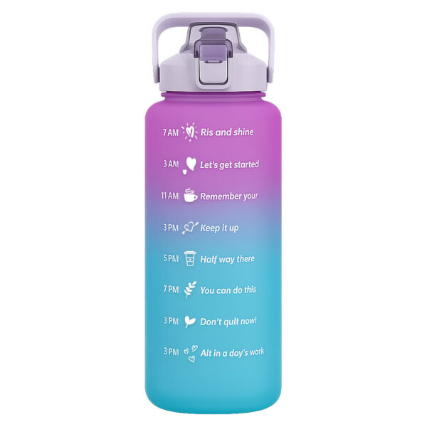 trusty butelka sportowa / motywacyjna bidon refill fioletowo-niebieski 2000ml