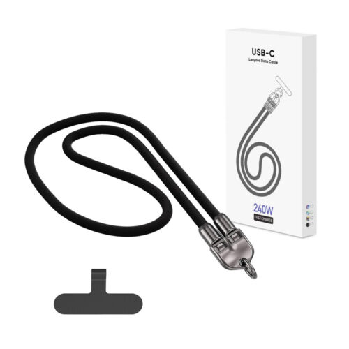 ecobox kabel 240w typ-c do typ-c smycz na szyje