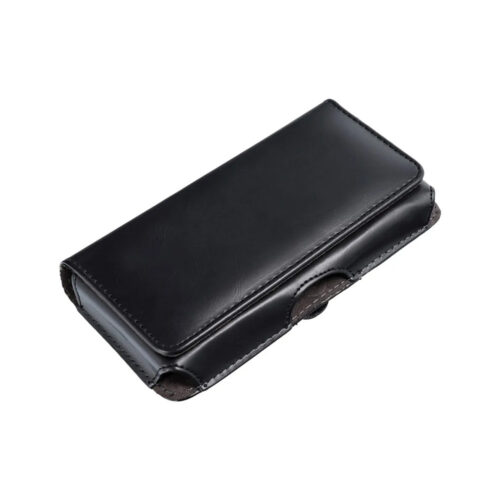 pokrowiec na telefon do paska classic 100a model do 16 do (iphone 15 / 15 pro/ 14 / 14 pro / samsung s23 / s24 /s10/ a6 2018 / huawei p30/p30 lite/ nokia 3.1/5.1) czarna