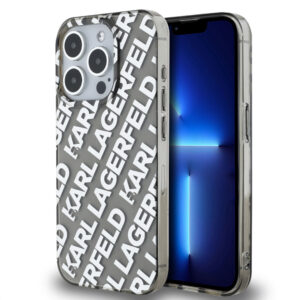 dkny pc/tpu repeat pattern tonal stripe case for samsung s24 czarny
