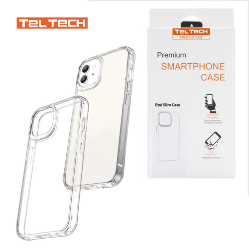 teltech nakładka slim case 2mm do iphone 16 transparentny