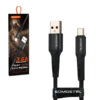 somostel kabel usb micro usb 3.6a czarny 6a qc 3.0 1m sms-bw06