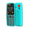telefon gsm mobiola mb4120 4g telefon dla seniora turkusowy