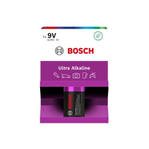 bateria bosch 1szt 9v ultra alkaline 6lr61ua1b/00