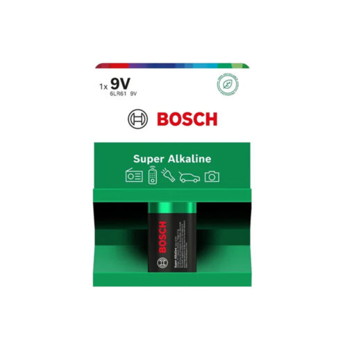 bateria bosch 1szt 9v super alkaline 6lr61sa1b/00