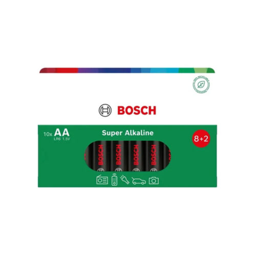 bateria bosch 10szt aa super alkaline lr6sa10b/00