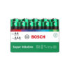 bateria bosch 10szt aa + 6szt aaa super alkaline lr610lr036saf/00