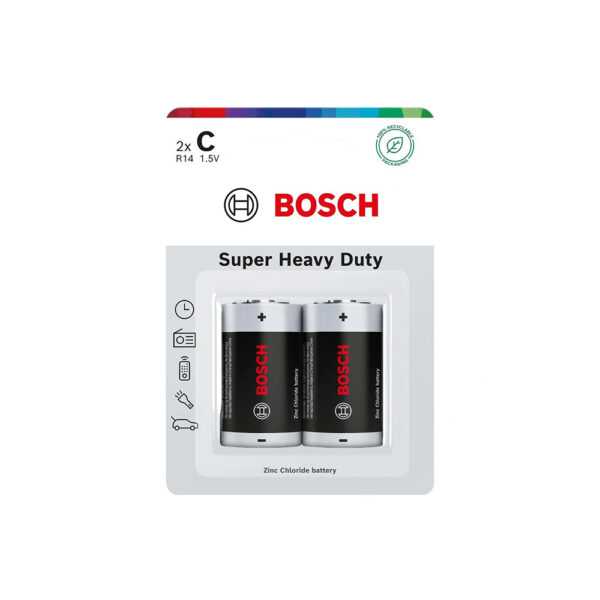 bateria bosch 2szt c super heavy duty r14shd2b/00